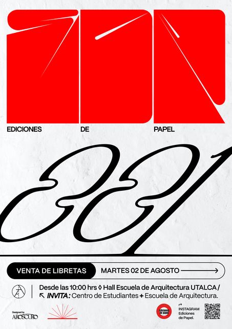 Ediciones de Papel — Venta de libretas — afiche y stories